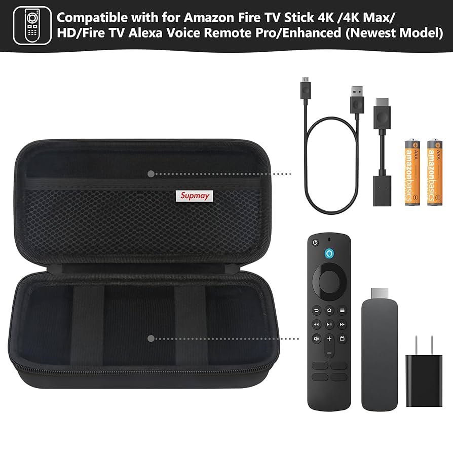 Amazon.com: Supmay Hard Travel Case for Amazon Fire TV Stick